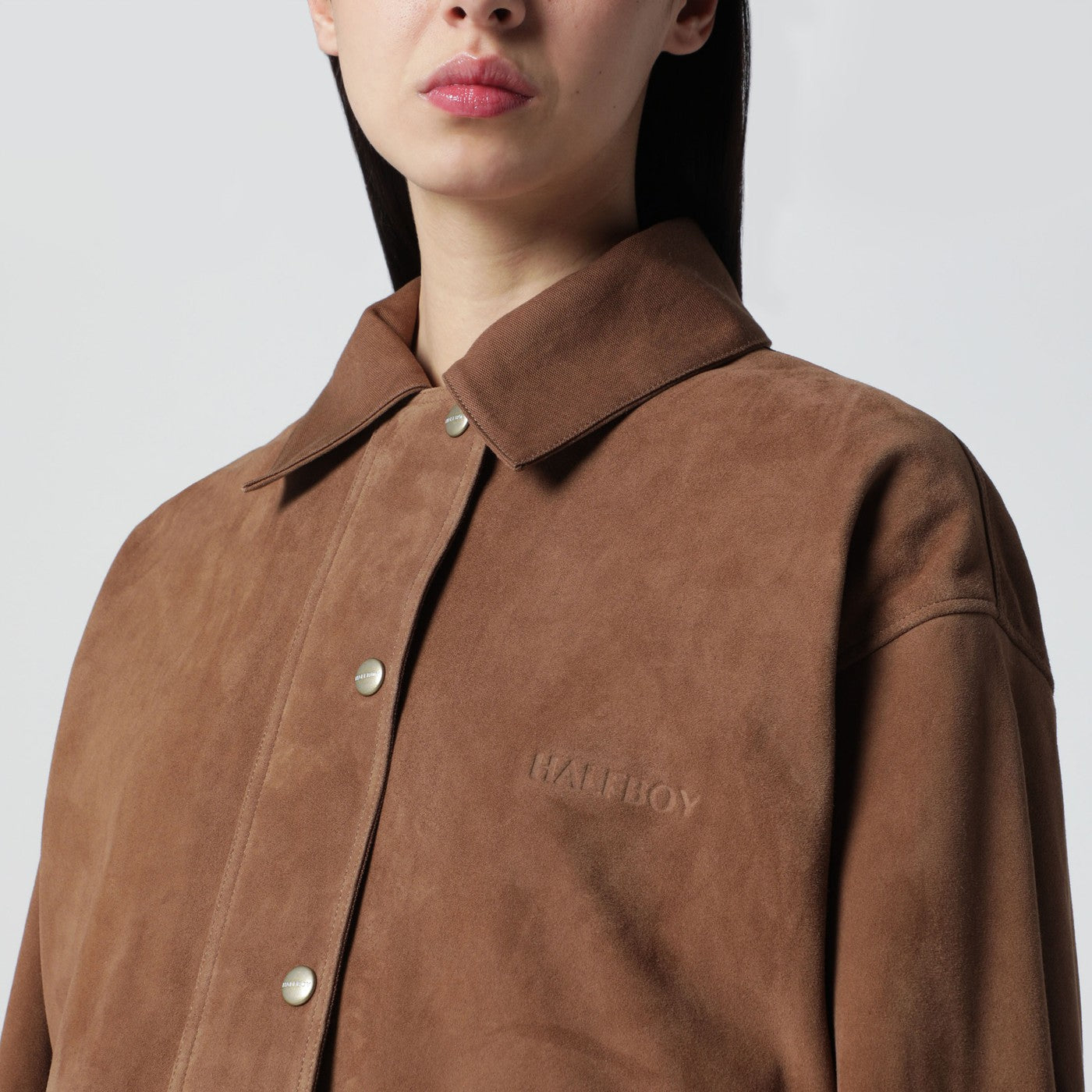 [HALFBOY] Leather Jacket SS26 HS261WL016LT006
