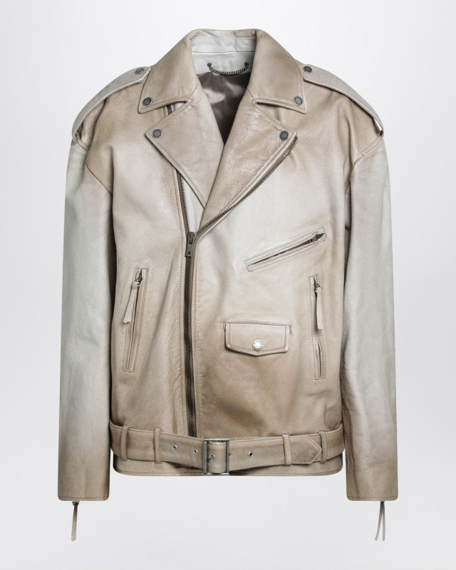 [Golden Goose] Leather Jacket SS26 GUP02535P002304