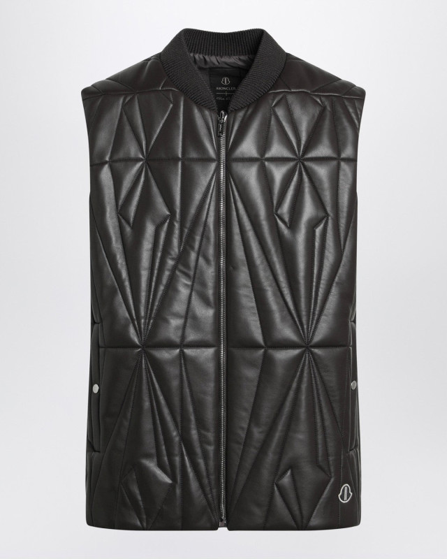[MONCLER + RICK OWENS] Down Vest SS26 MU01F1A10M8116