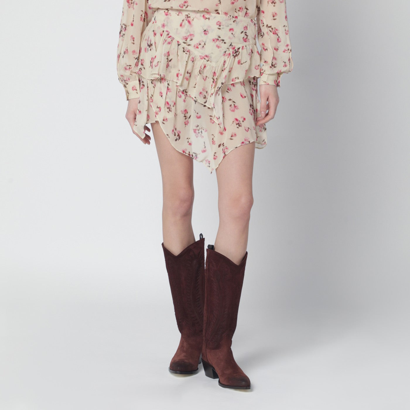 [Isabel Marant Etoile] Mini skirt SS26 JU0486FAD1J08E