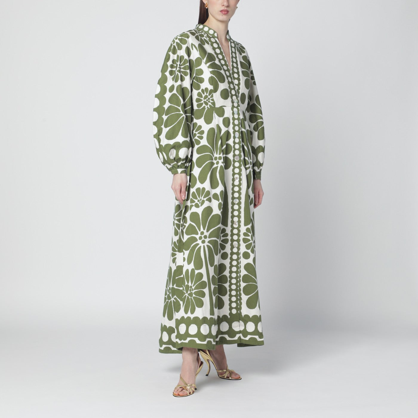 [Farm Rio] Long sleeve dress SS26 344605CO