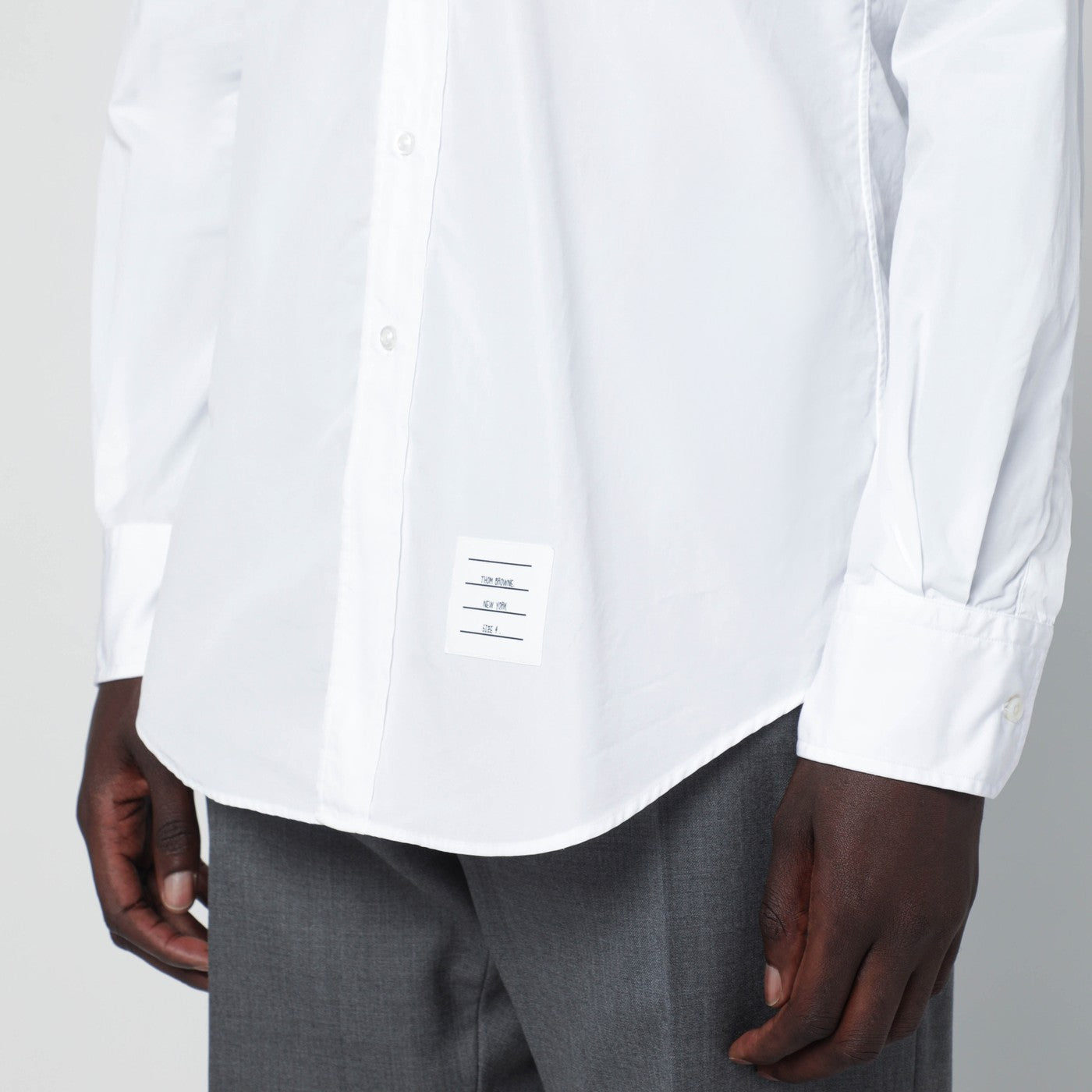 [Thom Browne] Shirts Long Sleeve SS26 MWL010E03113