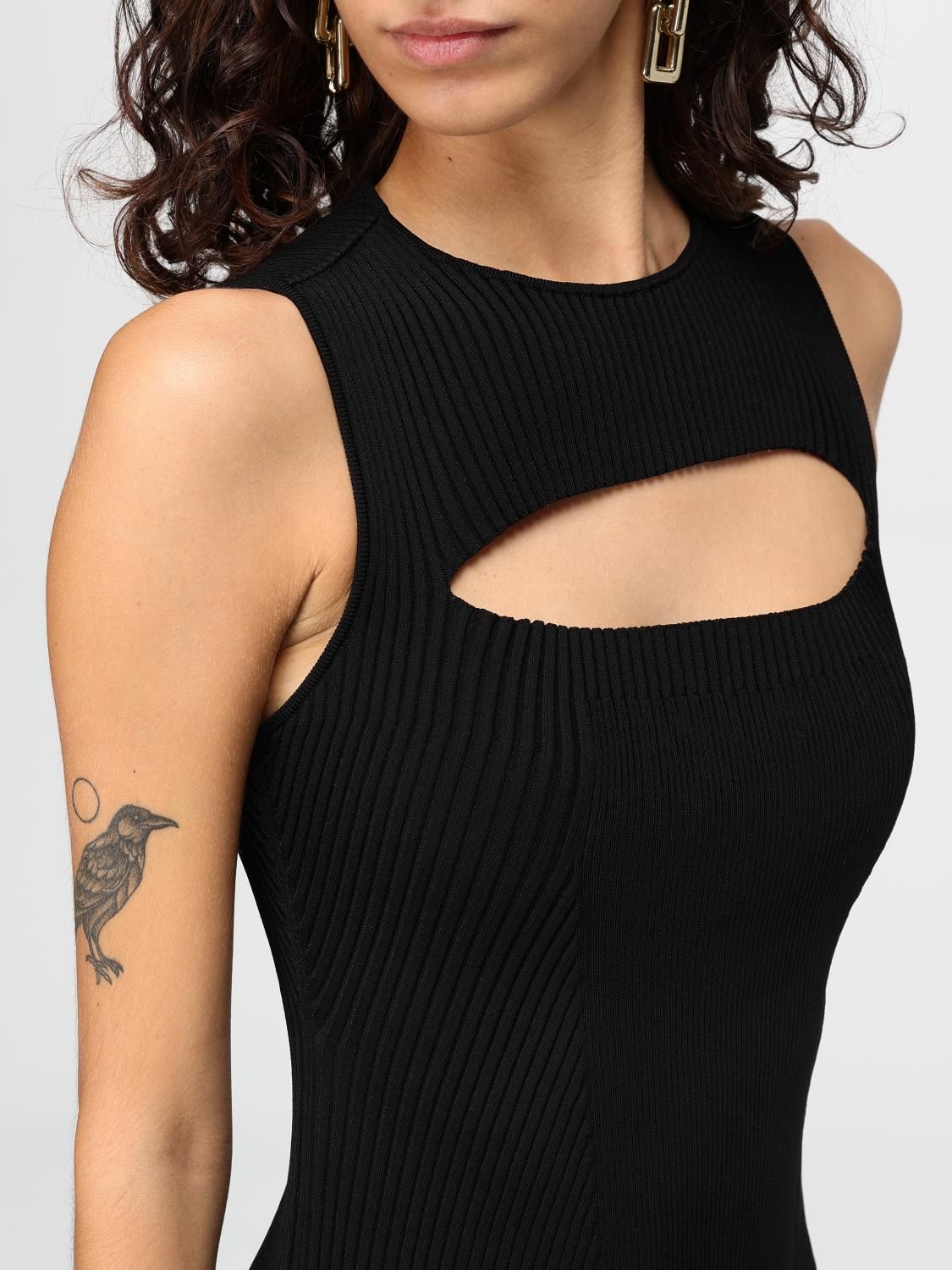 [McQueen] Sleeveless dress FW25 798352Q1BAQ 1000
