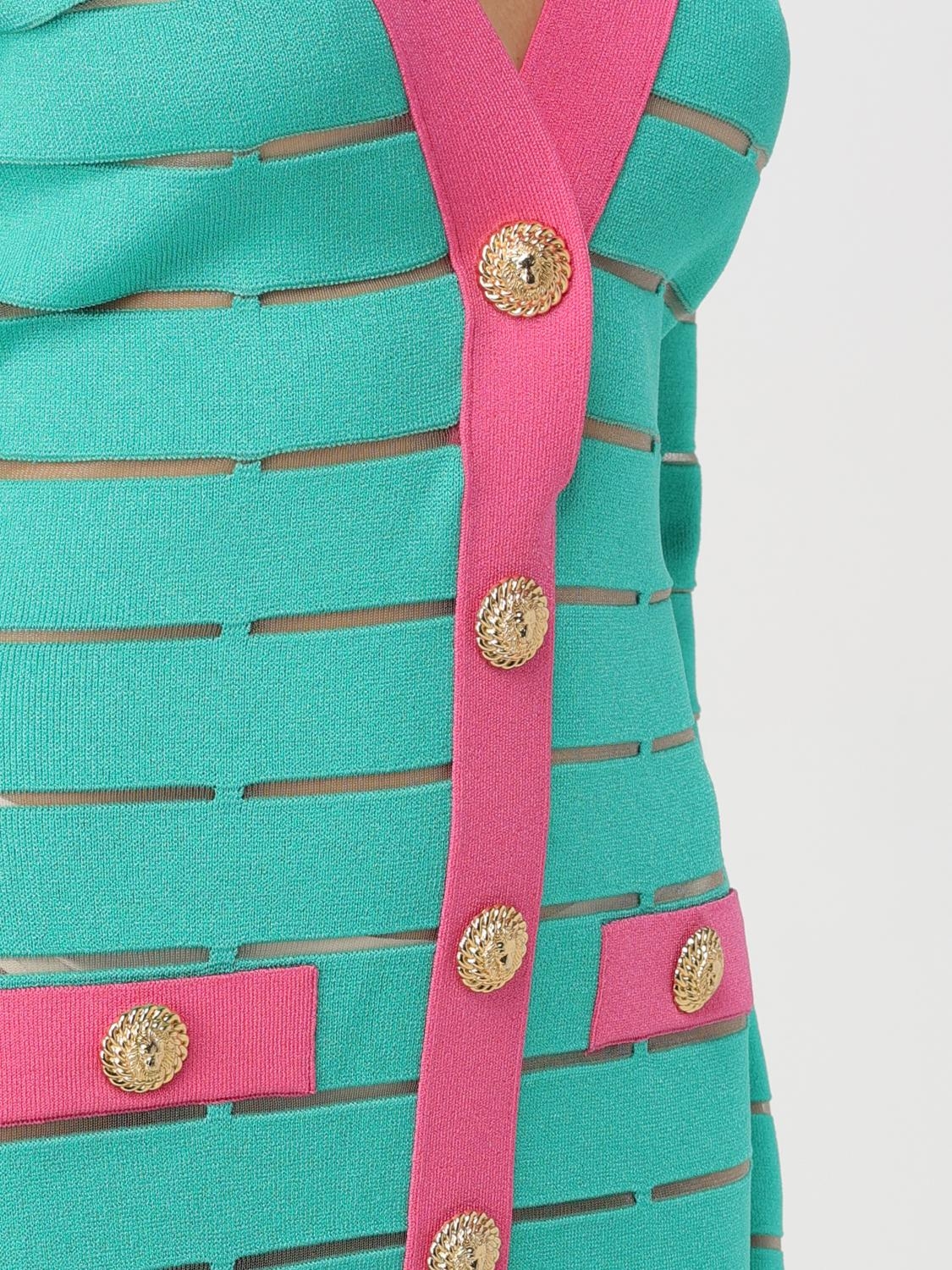 [Balmain] Long sleeve dress FW25 DF1R8053KG59 UIH