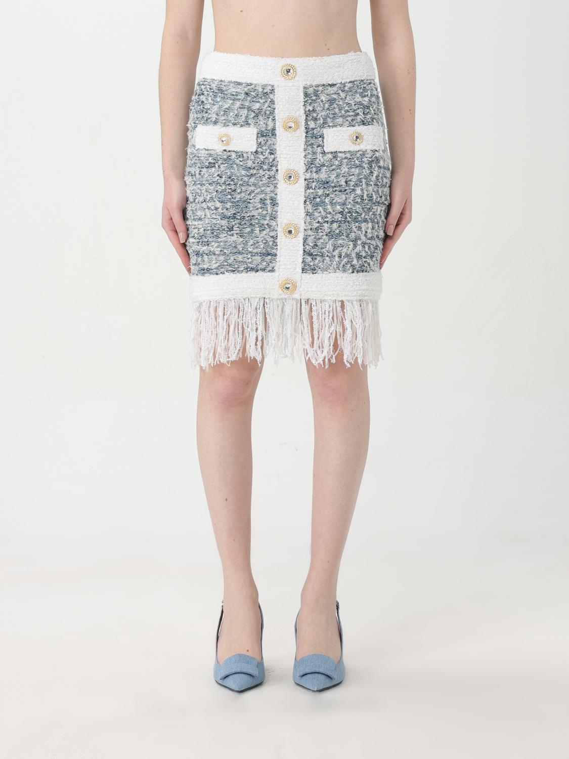 [Balmain] Mini skirt FW25 CF1LB293KF88 SLJ