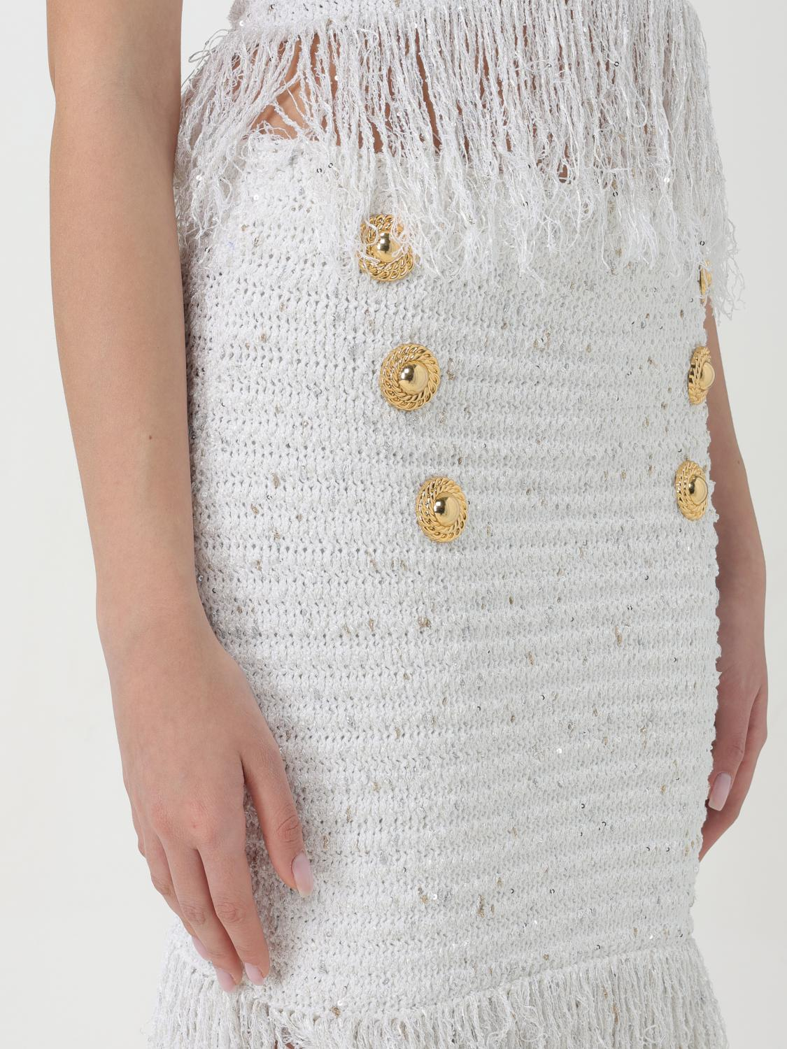 [Balmain] Mini skirt FW25 CF1LB049KF46 GAD