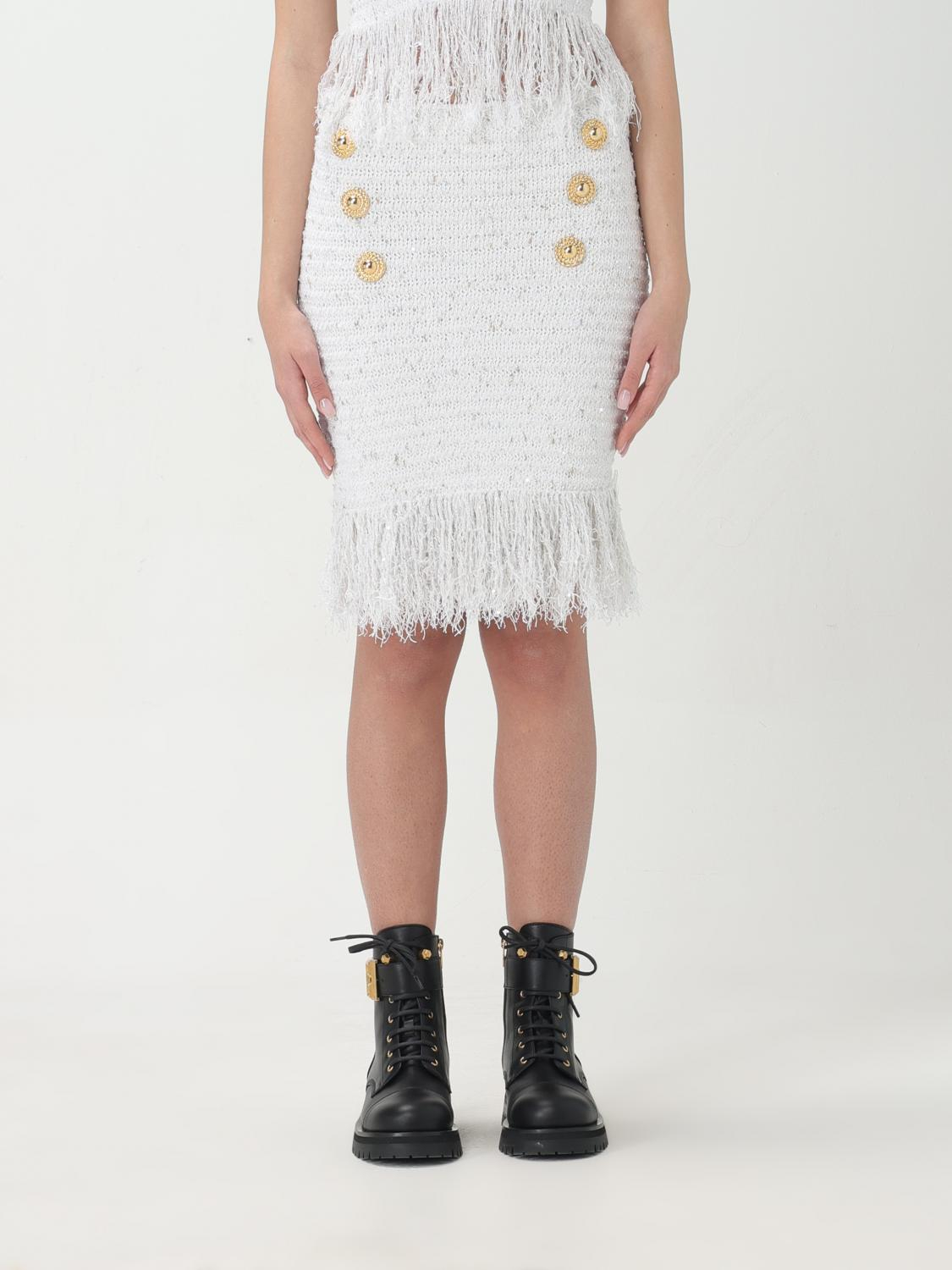 [Balmain] Mini skirt FW25 CF1LB049KF46 GAD