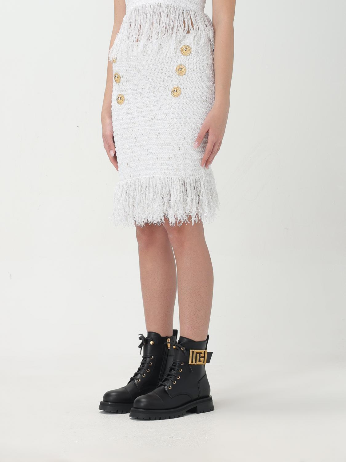 [Balmain] Mini skirt FW25 CF1LB049KF46 GAD