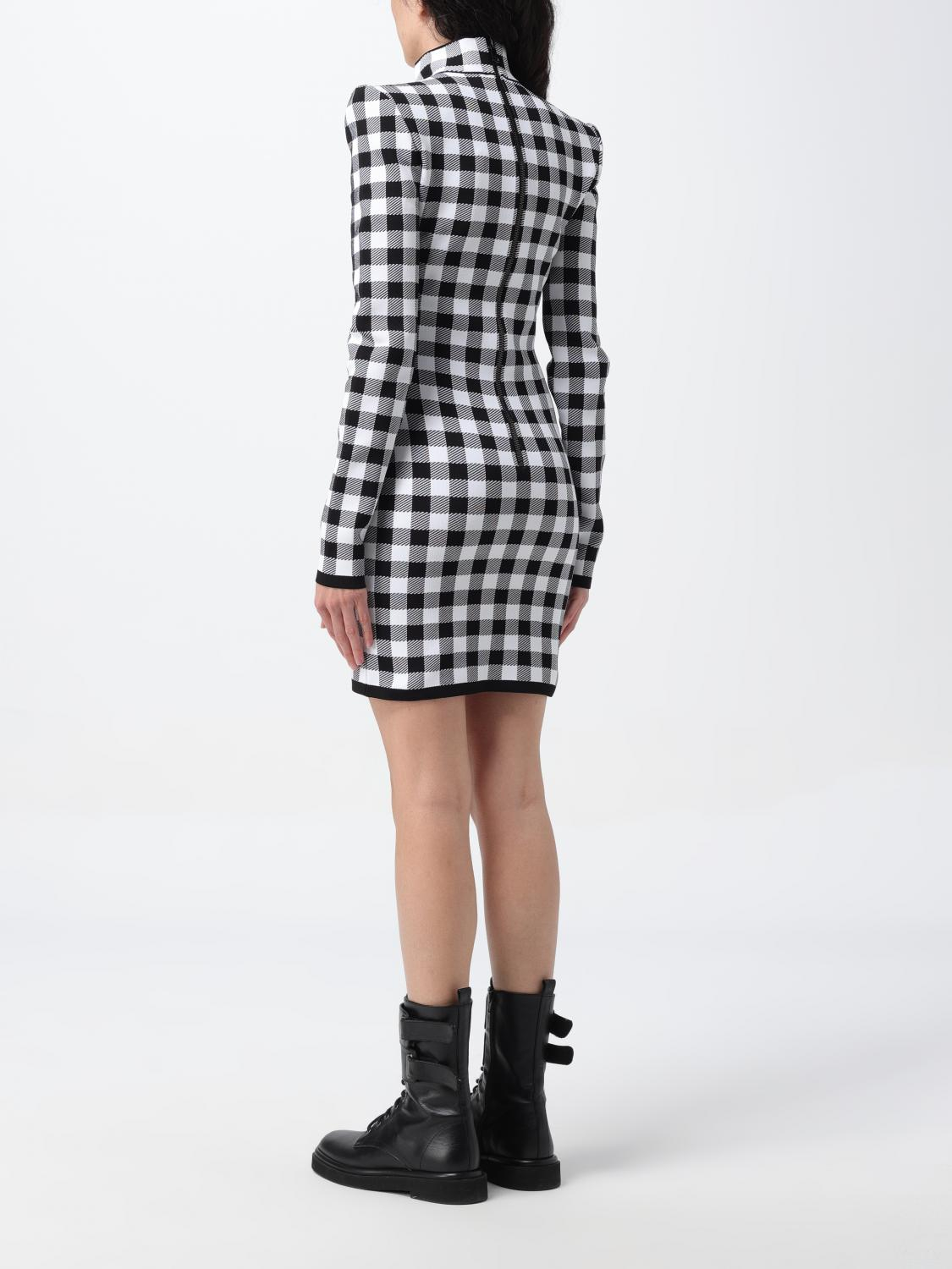 [Balmain] Long sleeve dress FW25 CF1R8019KF51 EAB