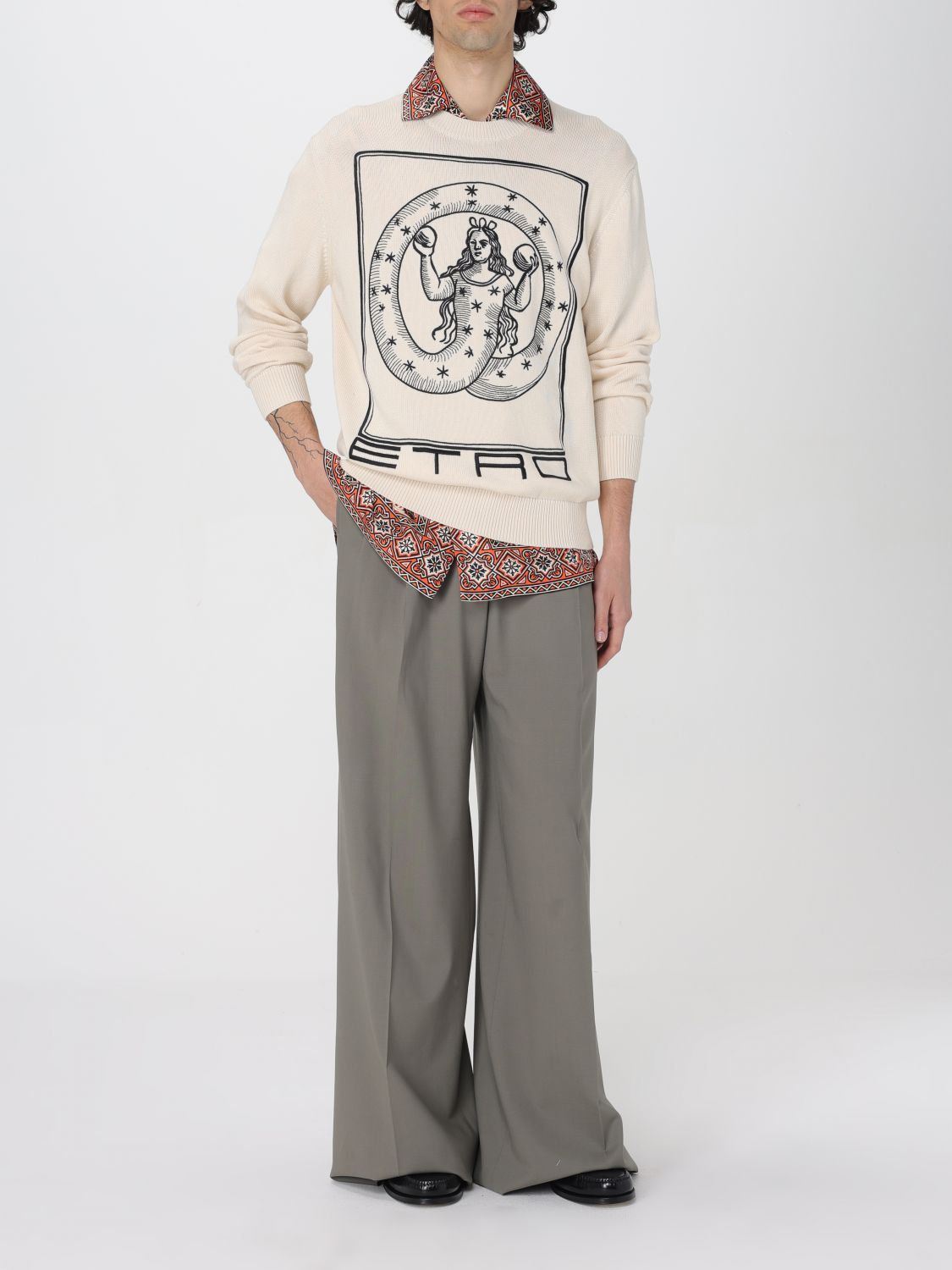 [Etro] Knitwear FW25 MRKF0003AC233 W3796