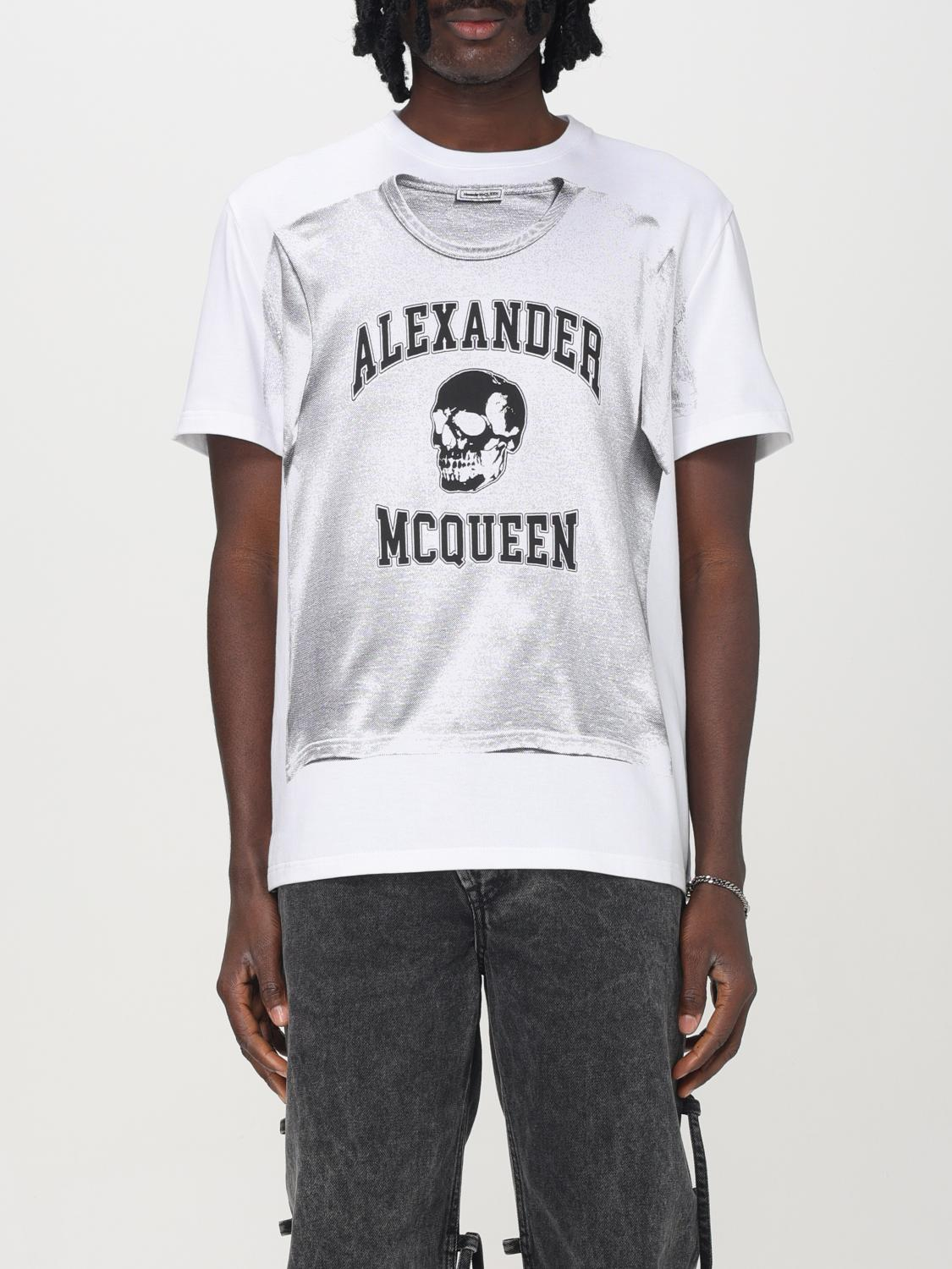 [McQueen] T-shirts Short Sleeve FW25 794604QTABP 0909