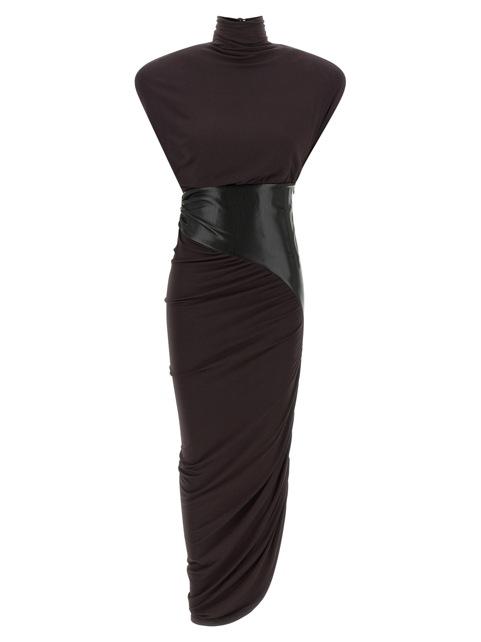 [THE ANDAMANE] Sleeveless dress FW26 T200121ATJV053ROUGENOIR