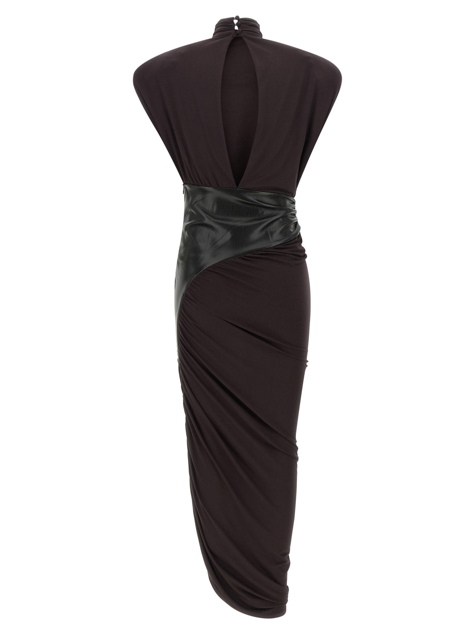 [THE ANDAMANE] Sleeveless dress FW26 T200121ATJV053ROUGENOIR