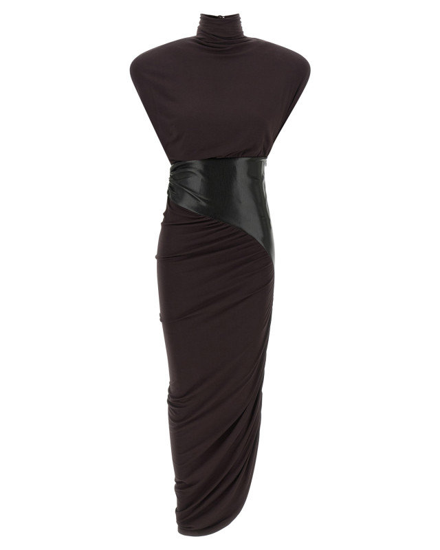 [THE ANDAMANE] Sleeveless dress FW26 T200121ATJV053ROUGENOIR