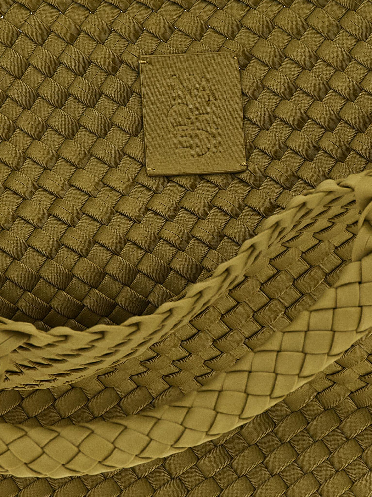 [NAGHEDI] Tote bag FW26 SN03014LDBOTTLEGREEN
