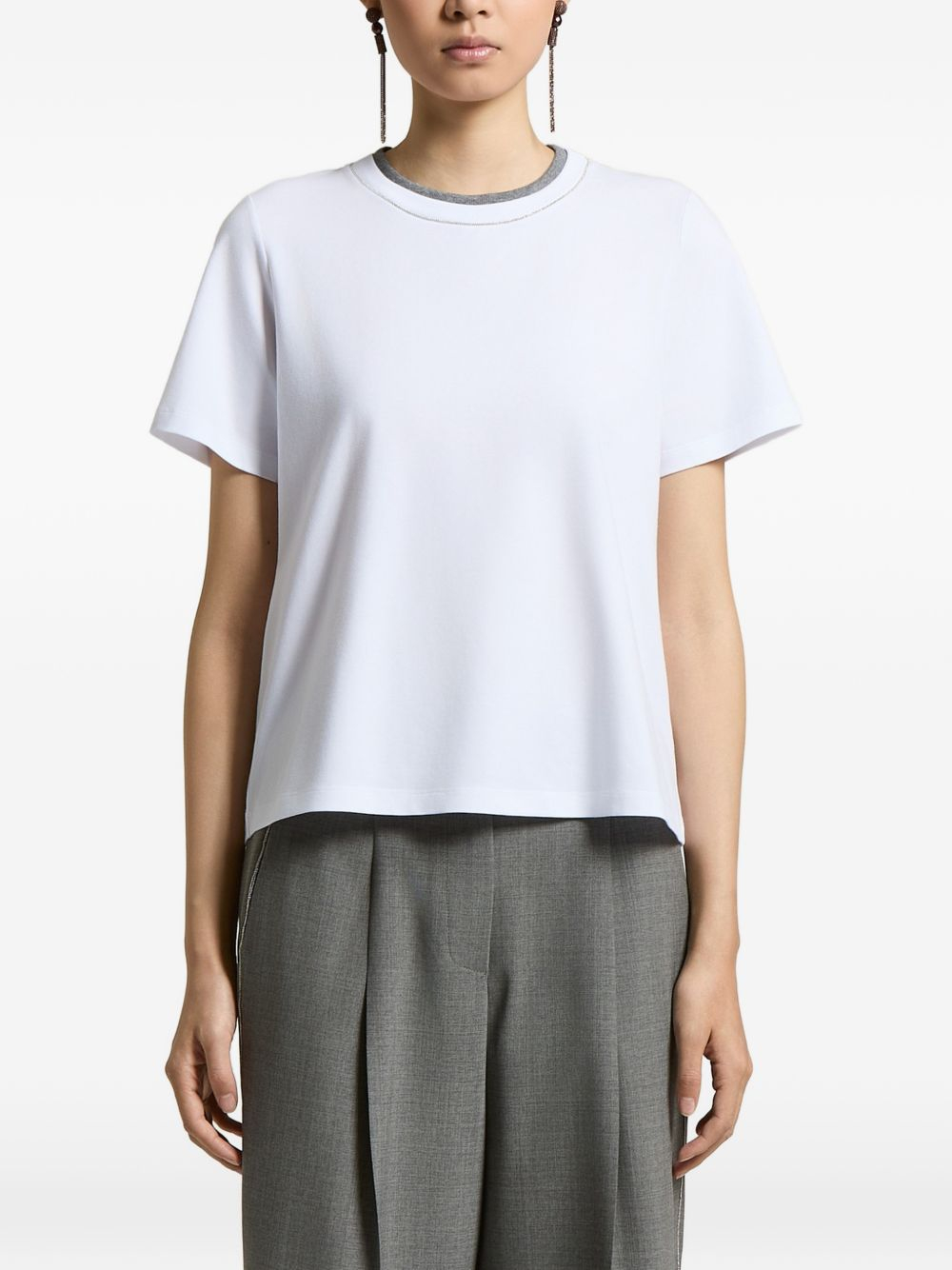 [Peserico] T-shirts Short Sleeve FW26 A06864J0 00079 001