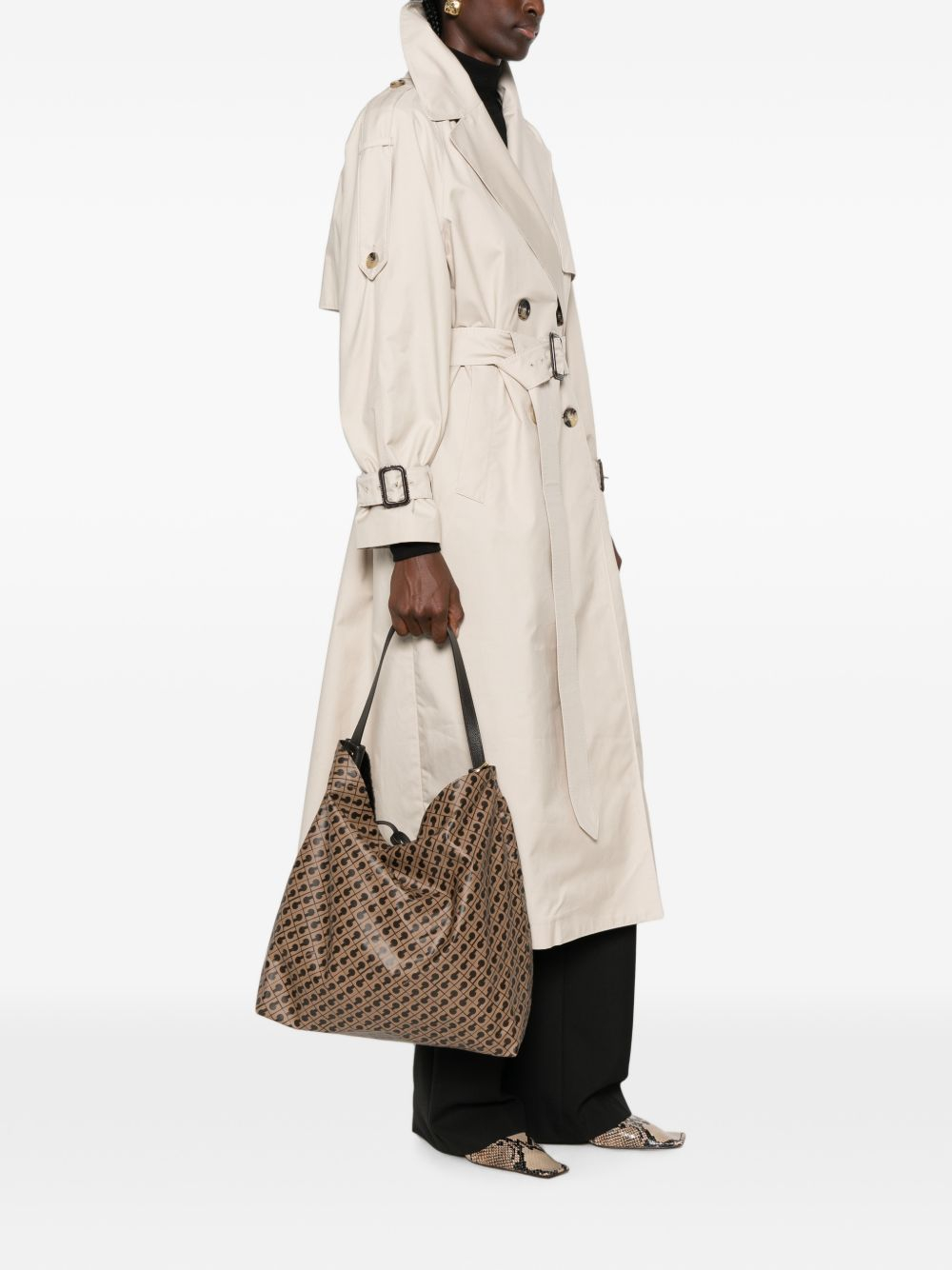 [GHERARDINI] Tote bag FW26 GH2482 HOBO M TOFFEE