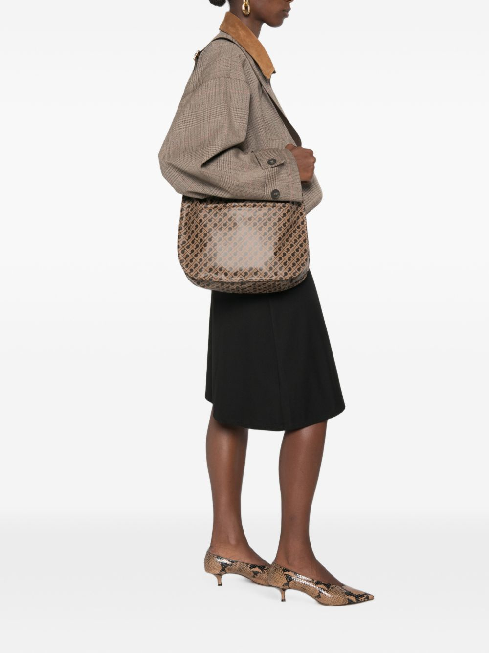[GHERARDINI] Shoulder bag FW26 GH0260 CROSSBODY SATCHEL TOFFEE