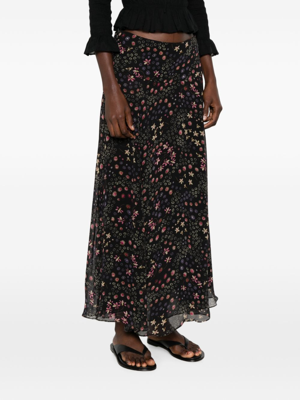 [Marant Etoile] Long skirt FW26 JU0540FA D3J01E BKEC