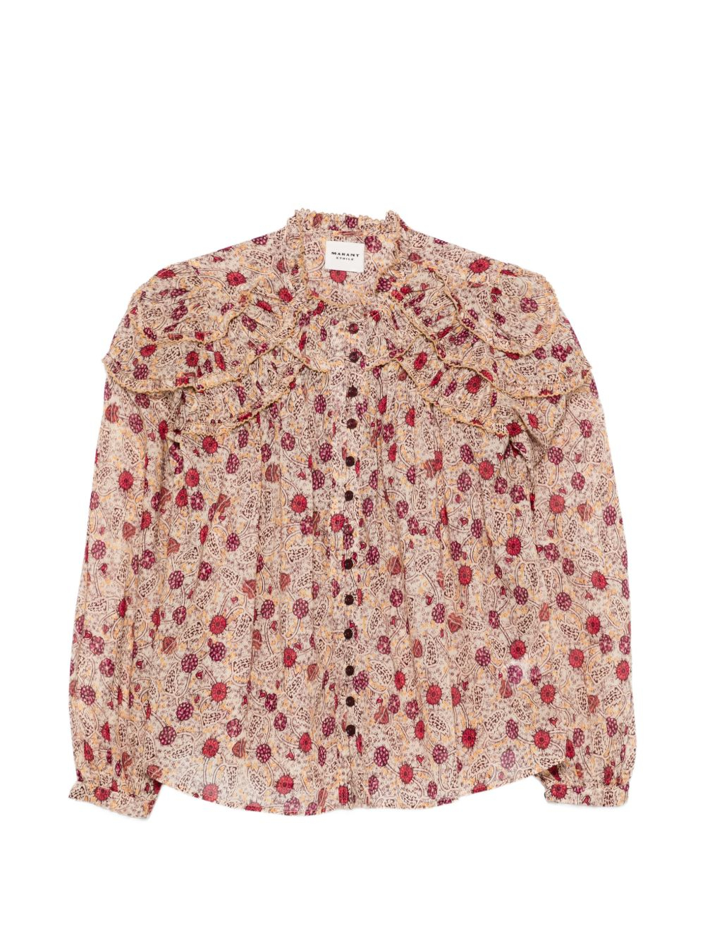 [Marant Etoile] Shirts Long Sleeve FW26 HT0681FA D3J03E ECRY