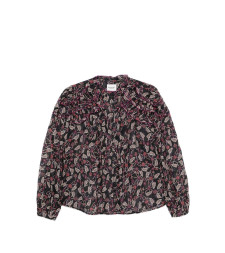 [Marant Etoile] Shirts Long Sleeve FW26 HT0681FA D3J03E BKRY