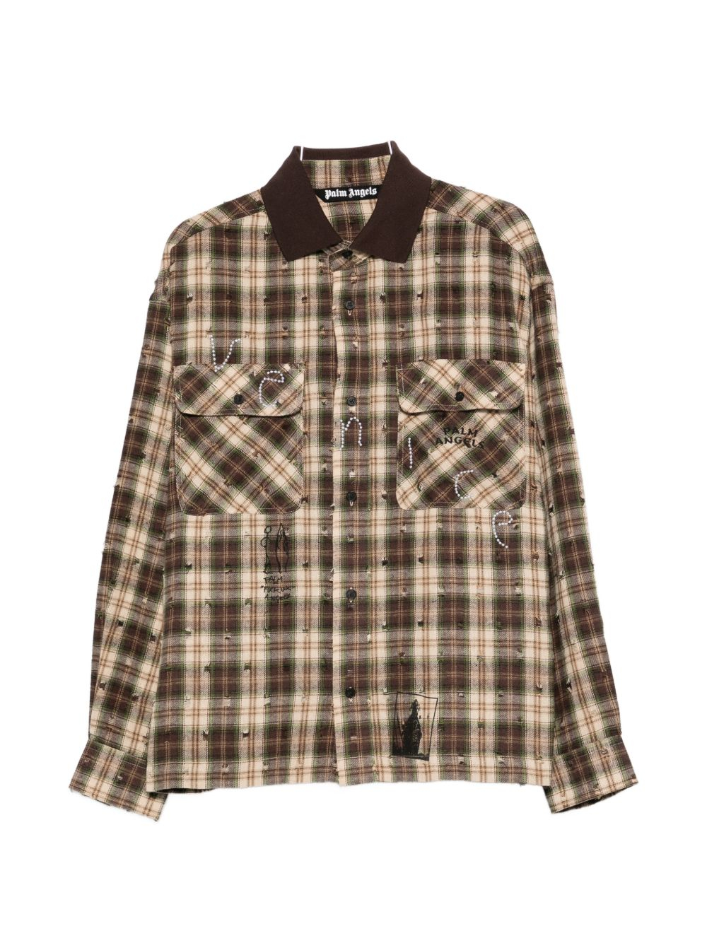 [Palm Angels] Shirts Long Sleeve FW26 PAMGE005FB002 8410