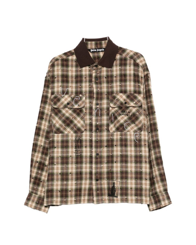 [Palm Angels] Shirts Long Sleeve FW26 PAMGE005FB002 8410