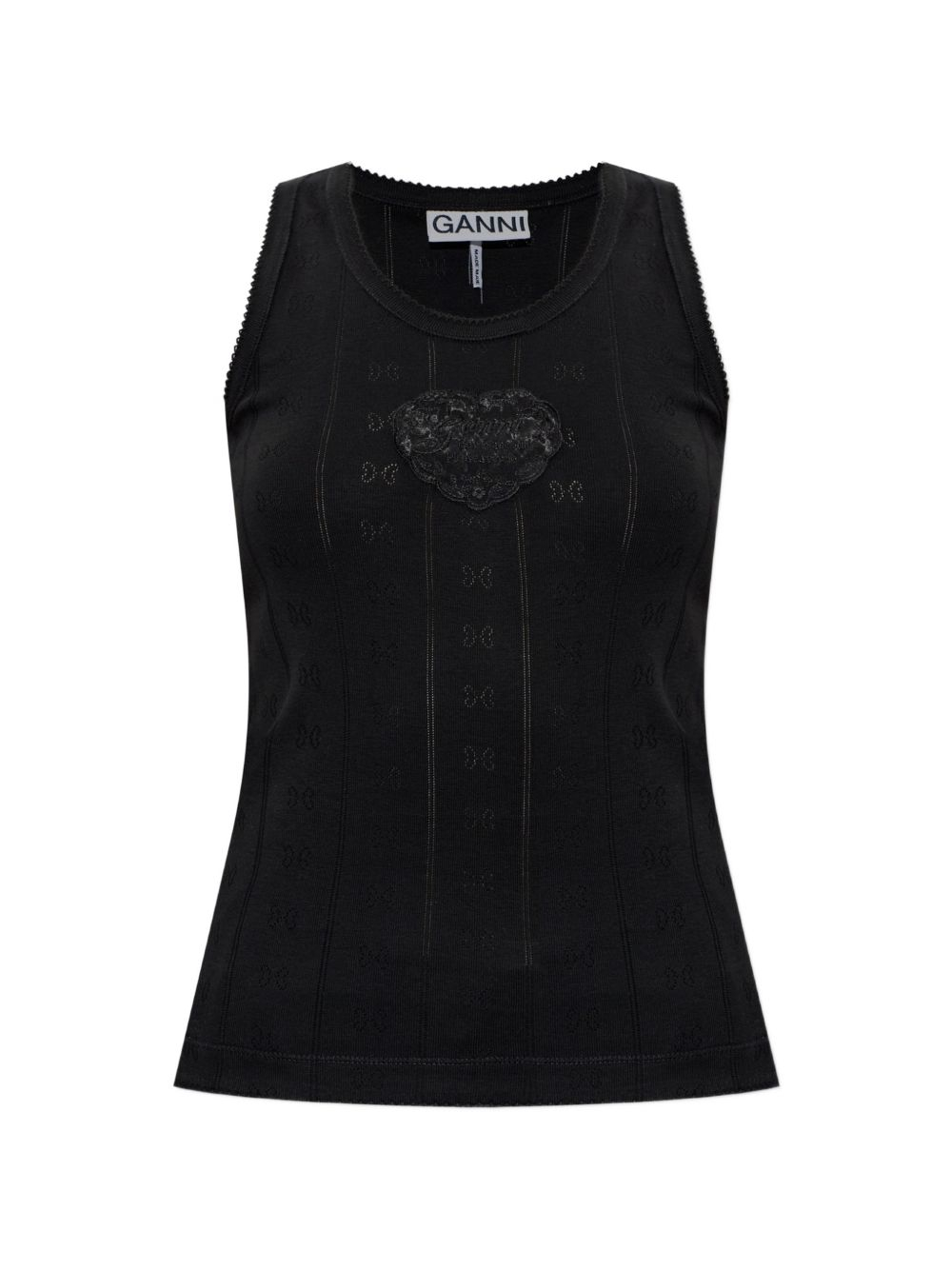 [GANNI] Tank top FW26 A1040451 099