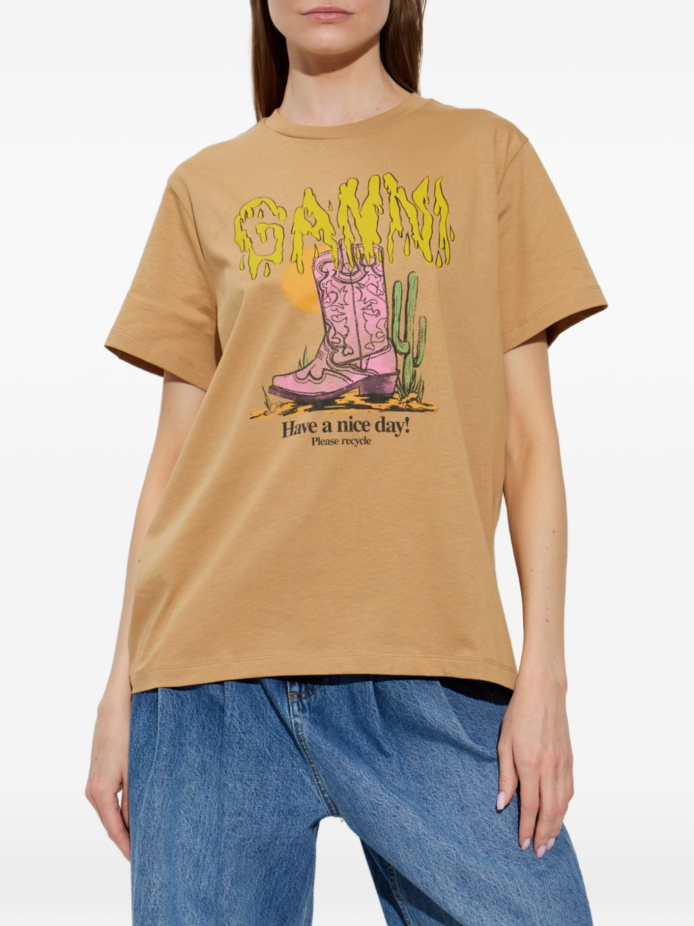 [GANNI] T-shirts Short Sleeve FW26 A1050254 934