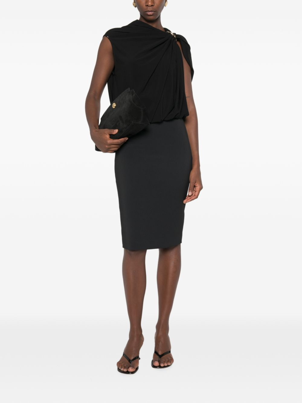 [ELISABETTA FRANCHI] Midi skirt FW26 GO22366E2 110