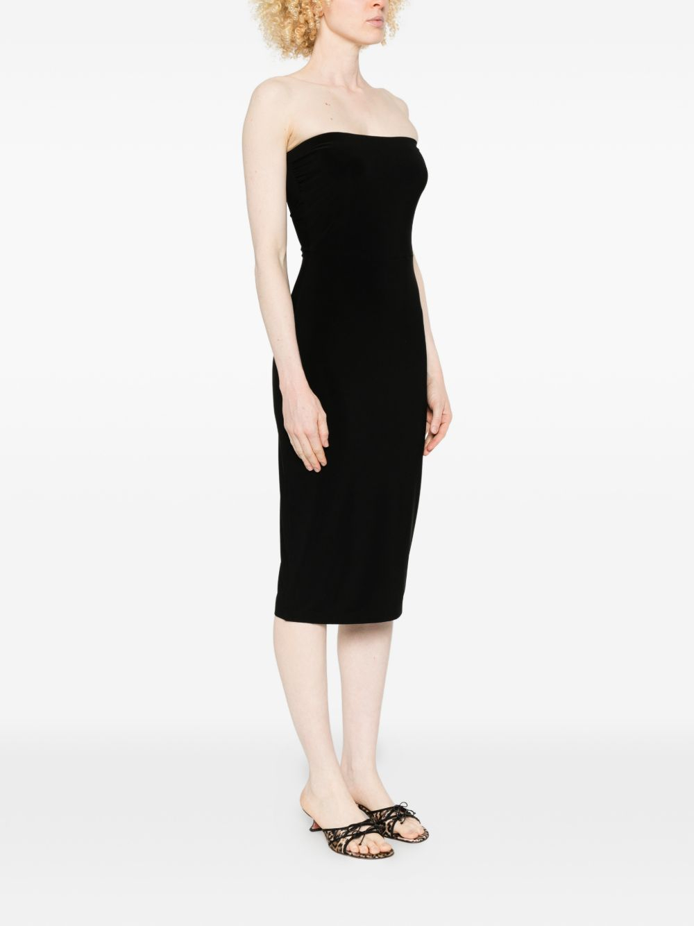 [Norma Kamali] Short sleeve dress FW26 KK4253PLU14001 BLACK