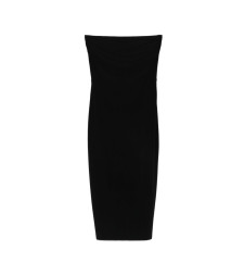 [Norma Kamali] Short sleeve dress FW26 KK4253PLU14001 BLACK