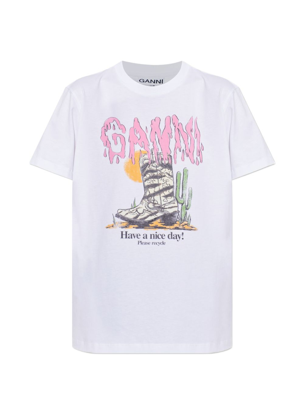 [GANNI] T-shirts Short Sleeve FW26 A1050253 151
