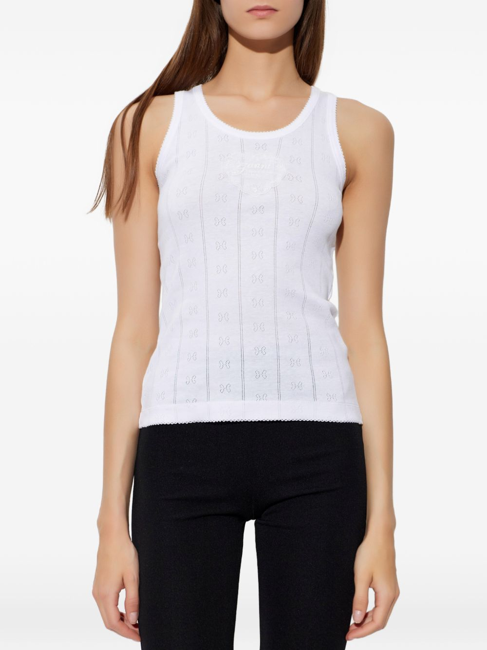 [GANNI] Tank top FW26 A1040450 151