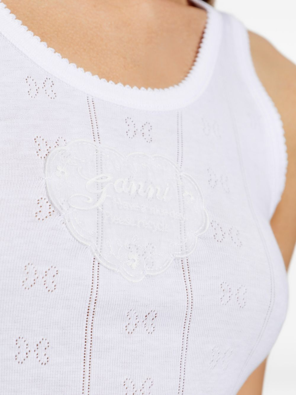 [GANNI] Tank top FW26 A1040450 151