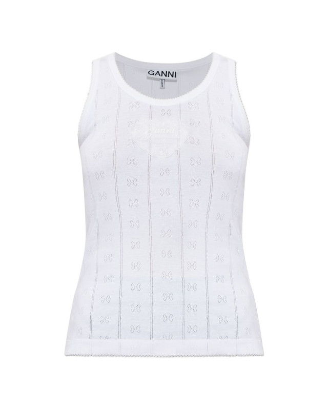 [GANNI] Tank top FW26 A1040450 151