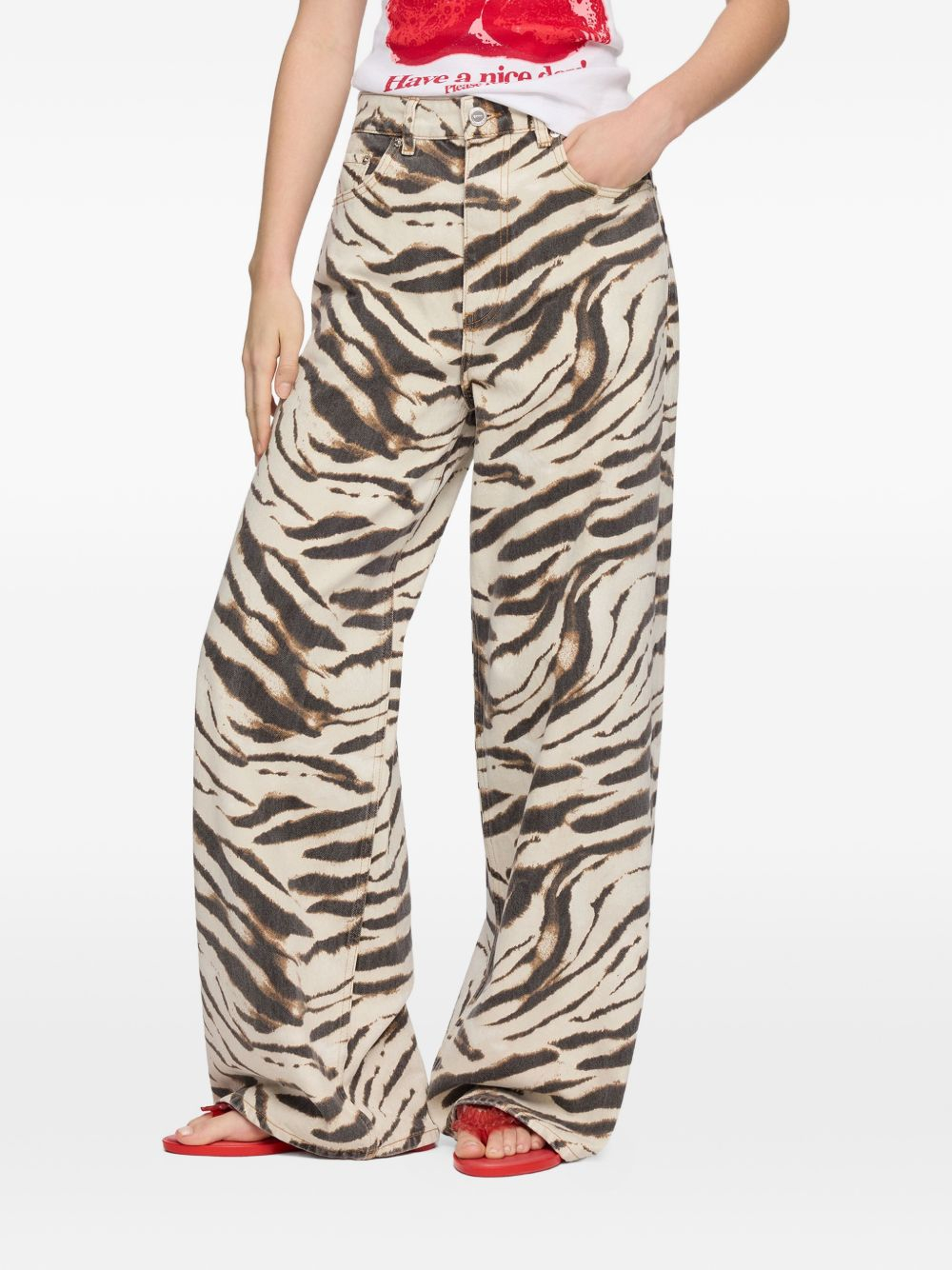 [GANNI] Trousers FW26 A1190001 135