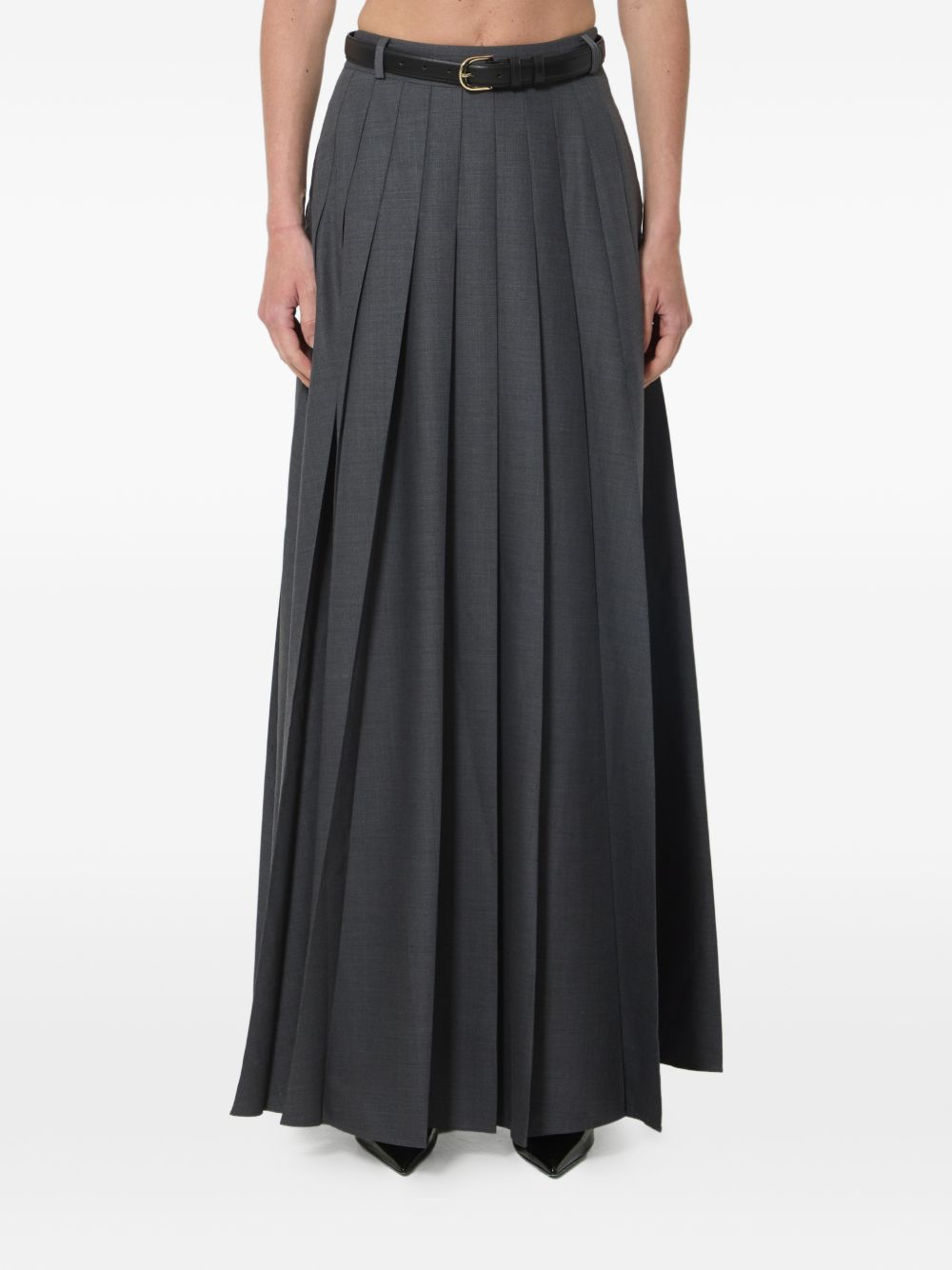 [SELF PORTRAIT] Long skirt FW26 PF26 137XSK GRY