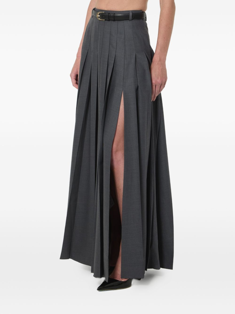 [SELF PORTRAIT] Long skirt FW26 PF26 137XSK GRY