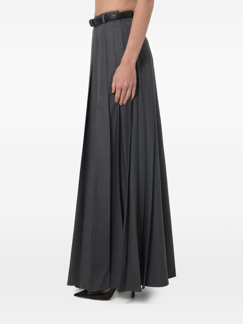 [SELF PORTRAIT] Long skirt FW26 PF26 137XSK GRY
