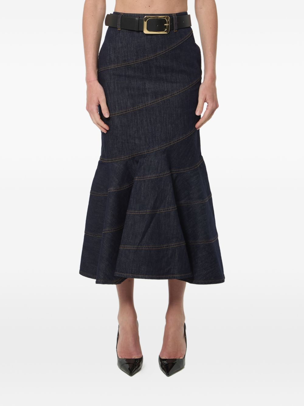 [SELF PORTRAIT] Long skirt FW26 PF26 810MSK BLU
