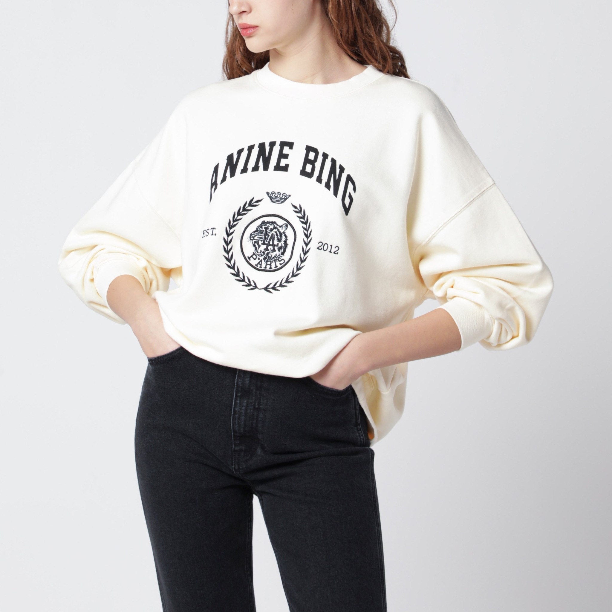 [Anine Bing] T-shirts Long Sleeve SS26 A-08-12486CO