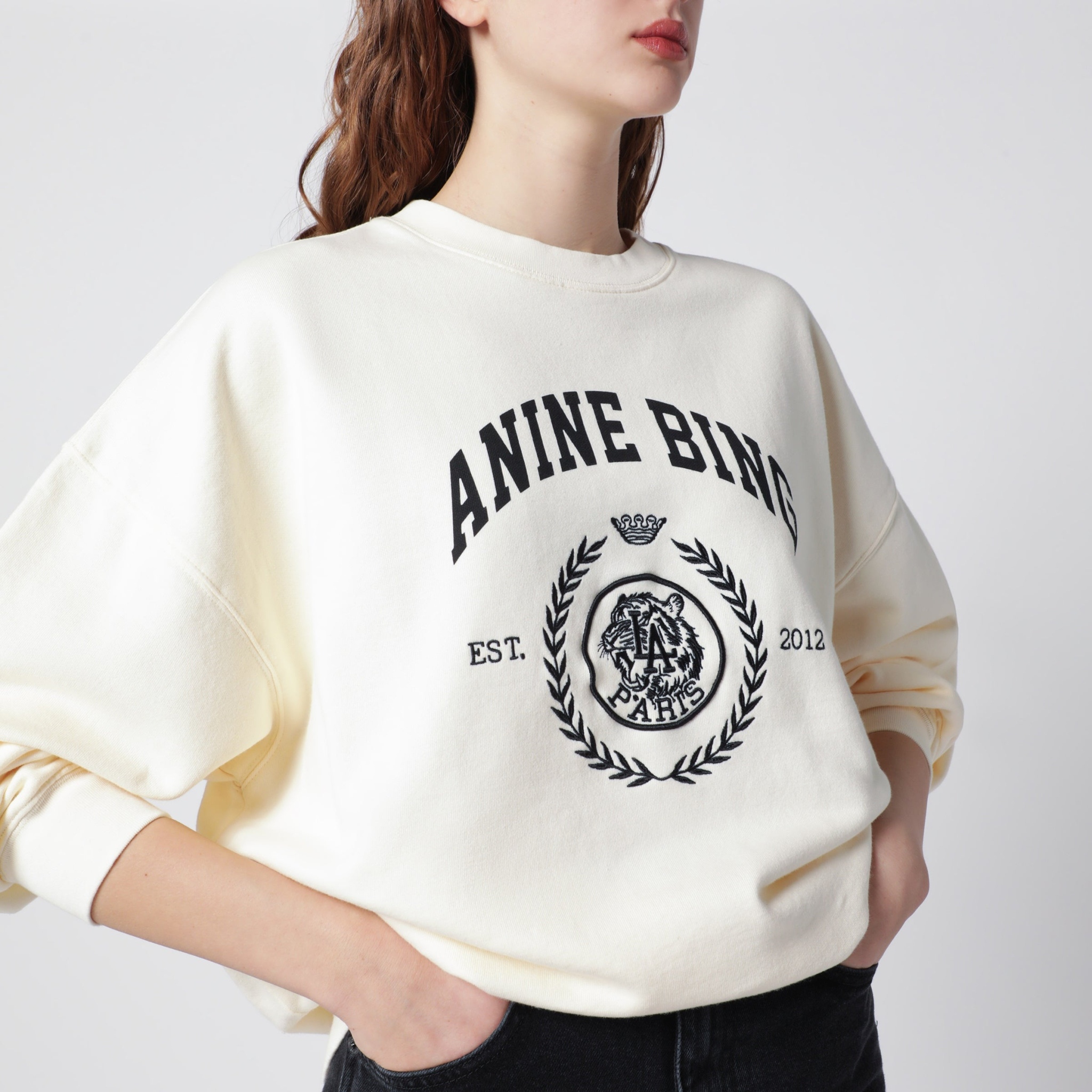 [Anine Bing] T-shirts Long Sleeve SS26 A-08-12486CO