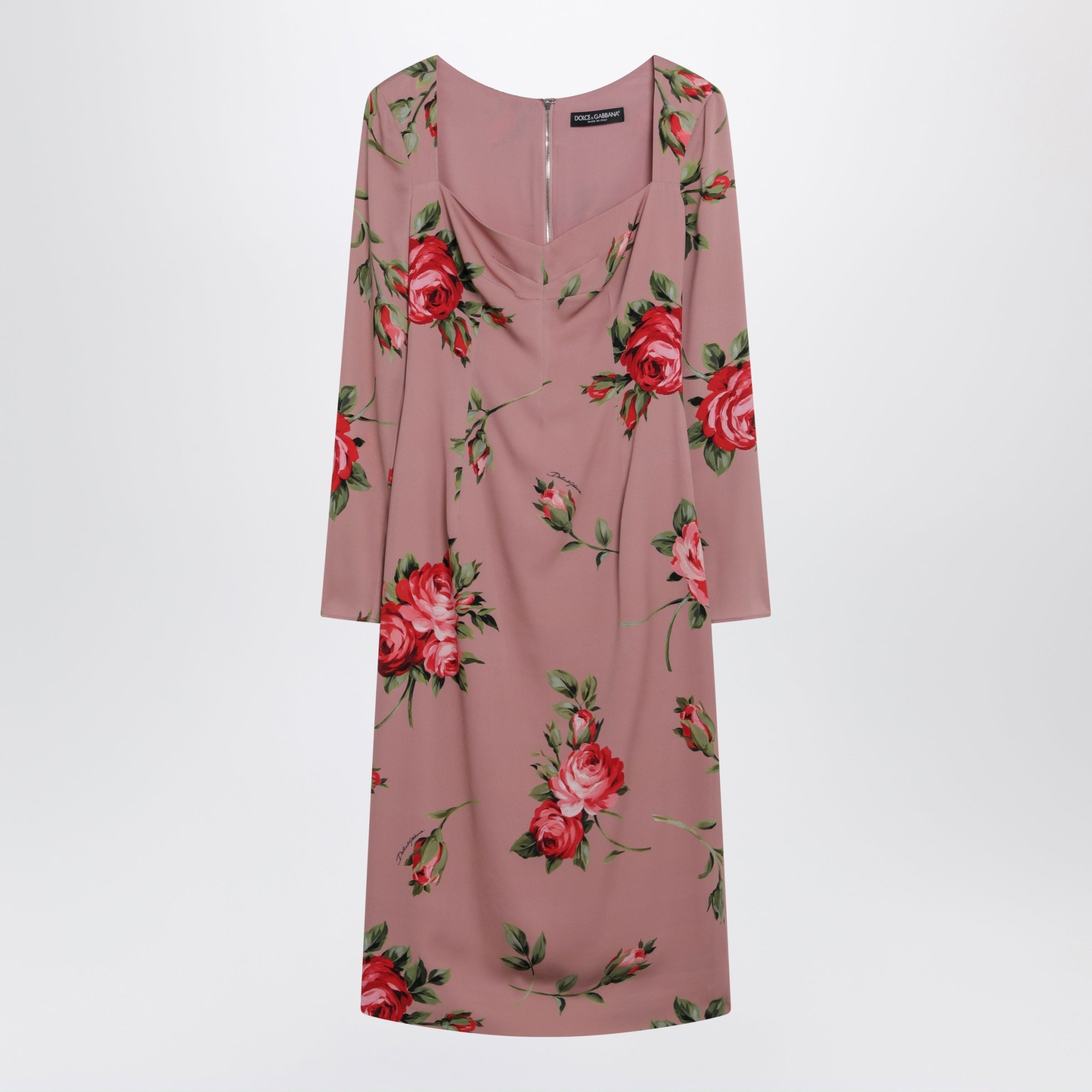 [DOLCE&GABBANA] Long sleeve dress SS26 F612TTFSA8Q