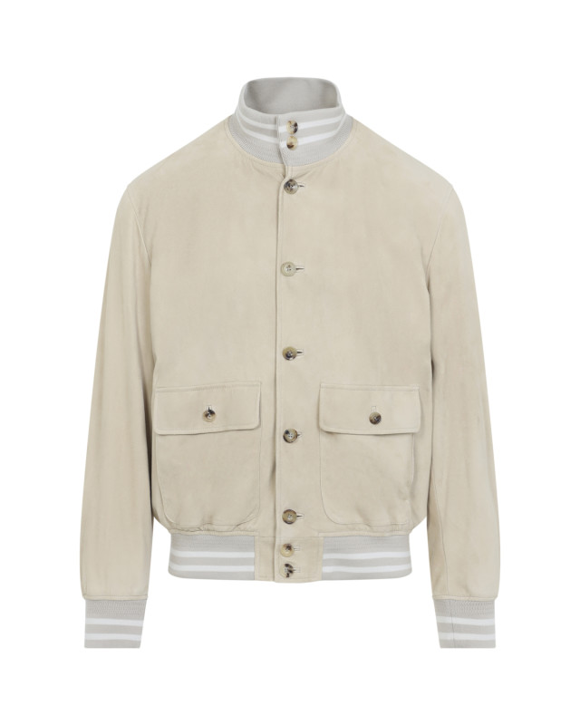 [RALPH LAUREN PURPLE LABEL] Bomber Jacket FW26 790P17574001