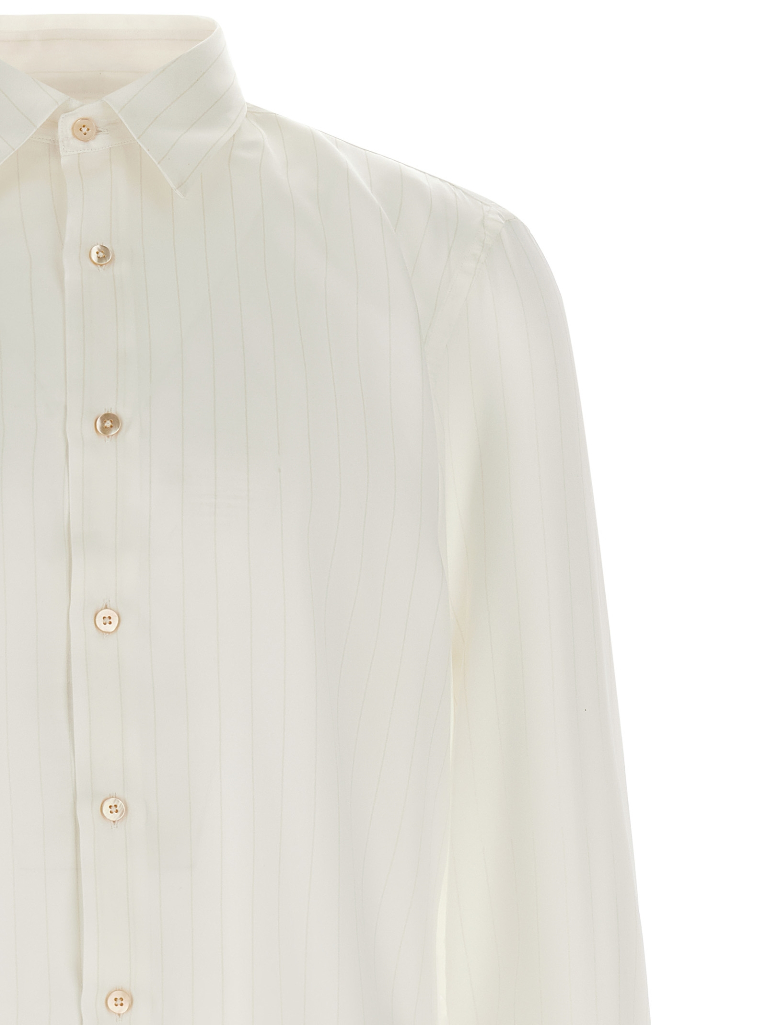 [RIVIERA PROJECT] Shirts Long Sleeve SS26 CAMICIASETASTAMPATABEIGE