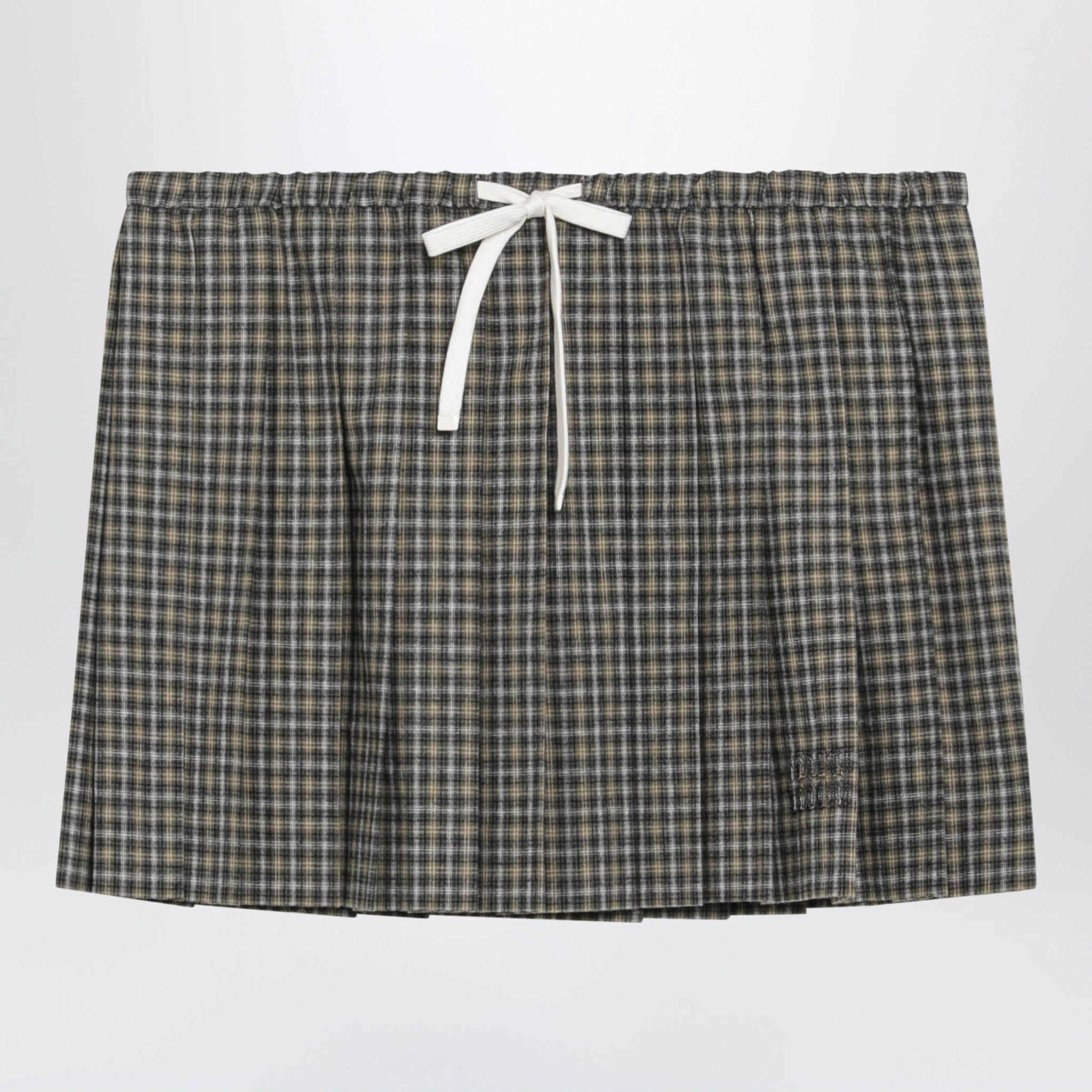[Miu Miu] Mini skirt FW26 MG2752OOO6210