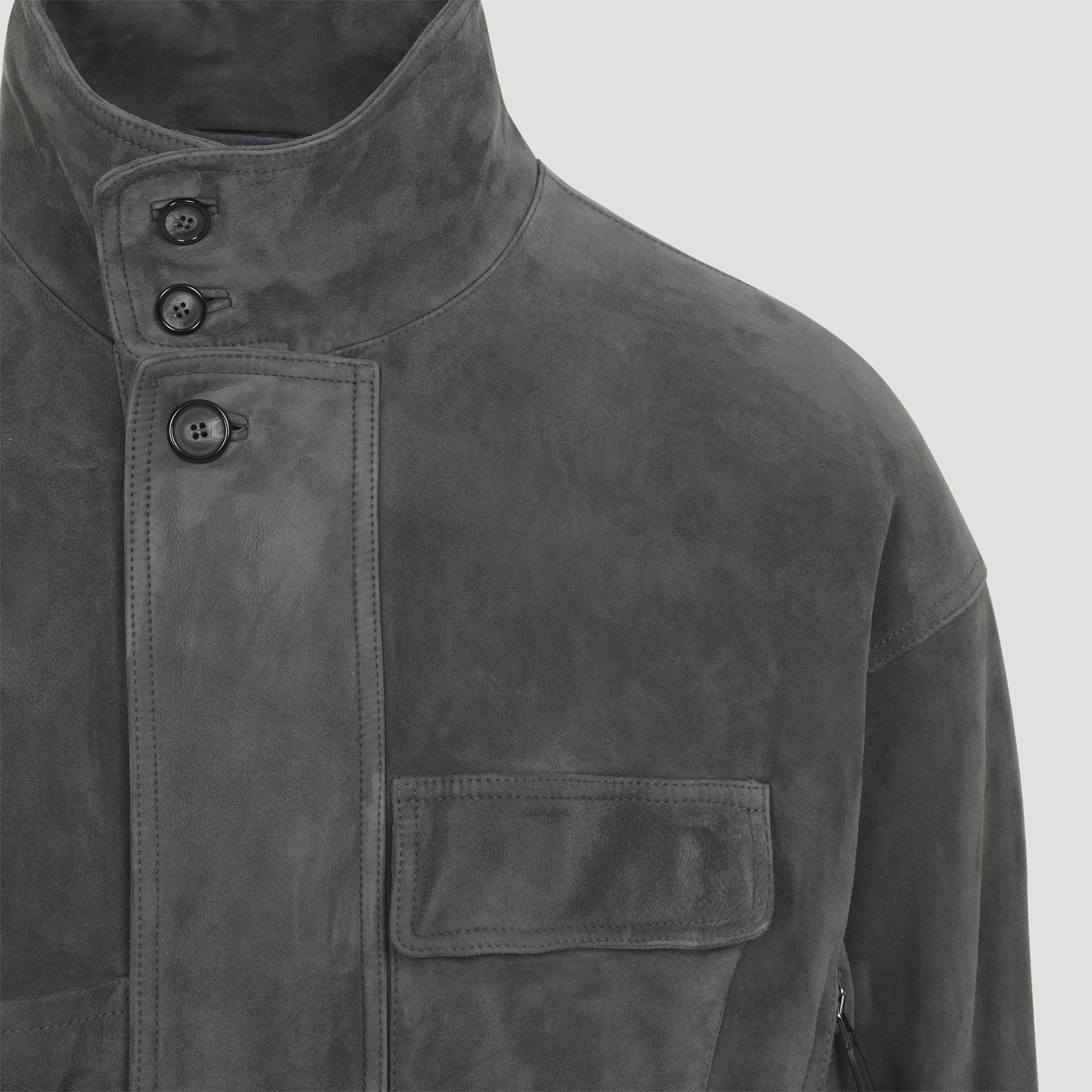 [Giorgio Armani] Leather Jacket FW26 GM004407.AF30029