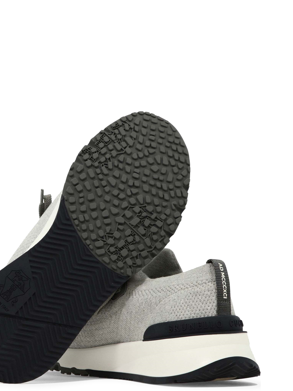 [Brunello Cucinelli] Sneakers FW26 MZUPMB0252CB308 SILVER FUMO