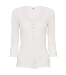 [Chloe] Blouse FW26 CH26AJH43088107 ICONIC MILK